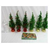 Mini 12" tall Christmas Trees & Gift Box Garland