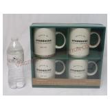 Seattle, WA  Starbucks Coffee Mugs ~ Set of 4 ~New