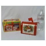 Vintage Joy to the World Tin Metal Mailbox