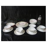 Corelle Corning Butterfly Gold Dinnerware 29 Pc