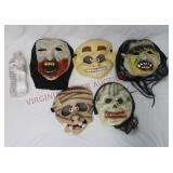 Halloween Masks ~ Lot of 5