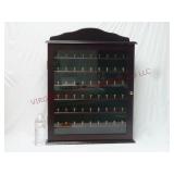 63 Golf Ball Display Case / Cabinet wTee Holders
