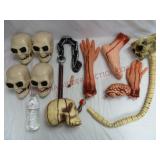 Halloween Decorations ~ Skulls, Body Parts & More!