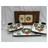 French Horn Lacquer Tray Set & Coffee Mug Set