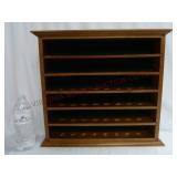 Wooden 48 Golf Ball Display Shelf ~ 18.5"x16.5"