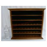 Wooden 48 Golf Ball Display Shelf ~ 18.5"x16.5"
