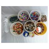 Craft Beads ~ Assorted Colors & Sizes