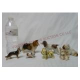 Porcelain & Bone China Dog Figurines ~ 7