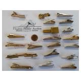 Vintage Neck Tie Bar Clips ~ Lot of 20