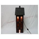 Primitive Style Lighted House ~ 22.5" t