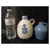 Spongeware & Pottery Handled Jugs
