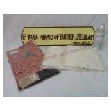 Paris Tea Towel, Sachet Bags & Julia Child Sign