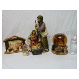 Nativity Photo Frame, Box, Figurine & Water Globe