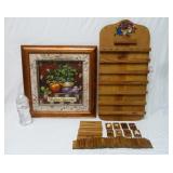 Italian Kitchen Art & Wooden Perpetual Calendar