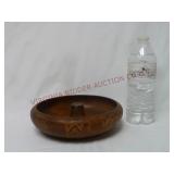 Vintage Hand Made Wooden Nut Bowl