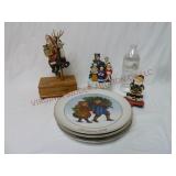 Christmas ~ Music Boxes, Stocking Holder & Plates