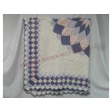 Vintage Hand Stitched Quilt ~ Approx 100"x96"