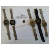 Digital Wrist Watches ~ Lot of 5