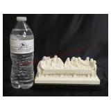 The Last Supper Marble Base Sculpture ~ 7.5" wide