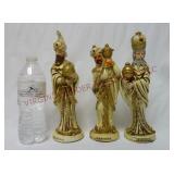 Vintage Wolan 3 Wise Men Figurines ~ 10" tall