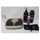 Bathroom Scale, Shampoo, Sunscreen & Glucose Meter