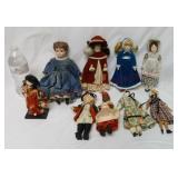 Small Vintage Dolls ~ Lot of 9