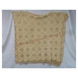 Antique Crochet Bedspread ~ Approx 100"x100"