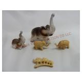 Vintage Miniature Elephants & Camel Figurines