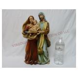 Baby Jesus, Mary & Joseph Statue ~ 15" tall
