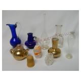 Vintage Miniature Bottles, Pitcher, Thimble & More