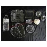Vintage Glass Bowls / Dishes & Trinket Box