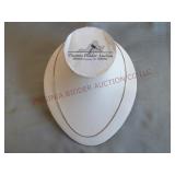 Sterling Silver 24" Box Chain ~ Stamped 925 Italy