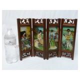 Reverse Painted Japanese Geisha Tabletop Decor