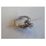 Solitaire Ring ~ Marked 925 China