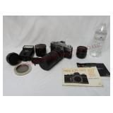Minolta SRT 201 Film Camera & Accessories