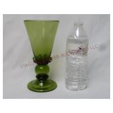 Victorian Hand Blown Ale Beer Glass ~ 8" Tall