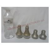 Vintage Aluminum Salt & Pepper Sets ~ 2