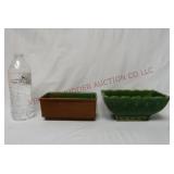 Vintage McCoy USA Planters ~ 2