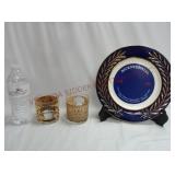 Vintage Bicentennial Plate & Declaration Glasses