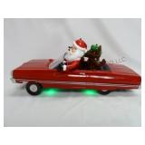 Animated Santa WAR Low Rider Hydraulic Car Gemmy