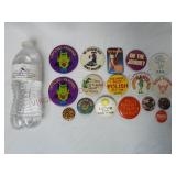 1980s Pin Back Button Lot ~ 17 ~ Music & More!
