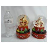 Coca-Cola Santa Show Globes ~ 2