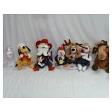 Battery Operated Christmas Plush ~ Lot of 4