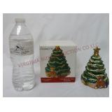 Christmas Tree Stacking Salt & Pepper Set ~ Unused