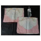 Vtg Matching Set of Handmade Dresser Scarves