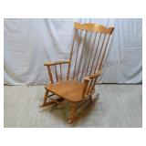 Vintage Solid Wood Rocking Chair