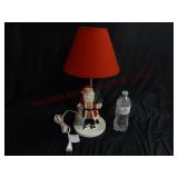 Santa Claus Table Lamp ~ 18" tall ~ Powers On