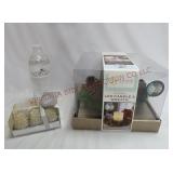 LED Candle & Wreath, Pinecone Candles ~ New