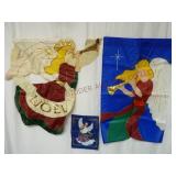 Noel Angel House & Yard Flags