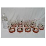 Christmas Tree Shops Holly Tumblers ~ 9 ~ New